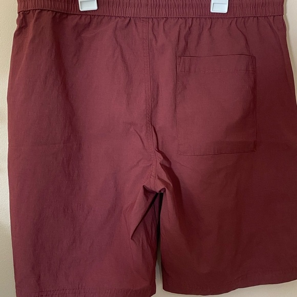 Goodfellow Red Tech Multi Shorts Quick Dry Stretch Elastic Waist size Medium NWT - Picture 5 of 5